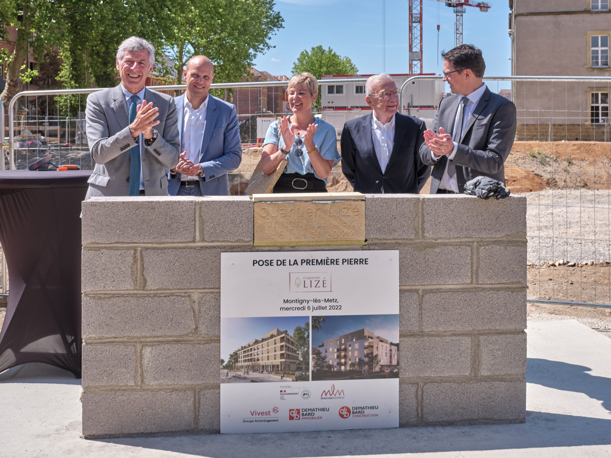 Le Groupe Demathieu Bard Pose La Premi Re Pierre Au Sein De L