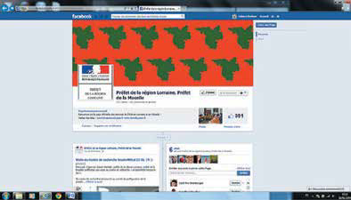 Communication La préfecture sur Facebook