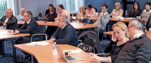 Ambiance studieuse le 13 octobre à l’occasion du petit déjeuner d’information sur «Répondre à un marché public», organisé par votre hebdomadaire économique et régional dans les locaux de la Fédération du BTP de Meurthe-et-Moselle à Nancy.