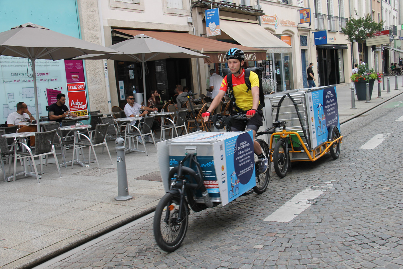 Des vélos cargo pour les commerçants nancéiens