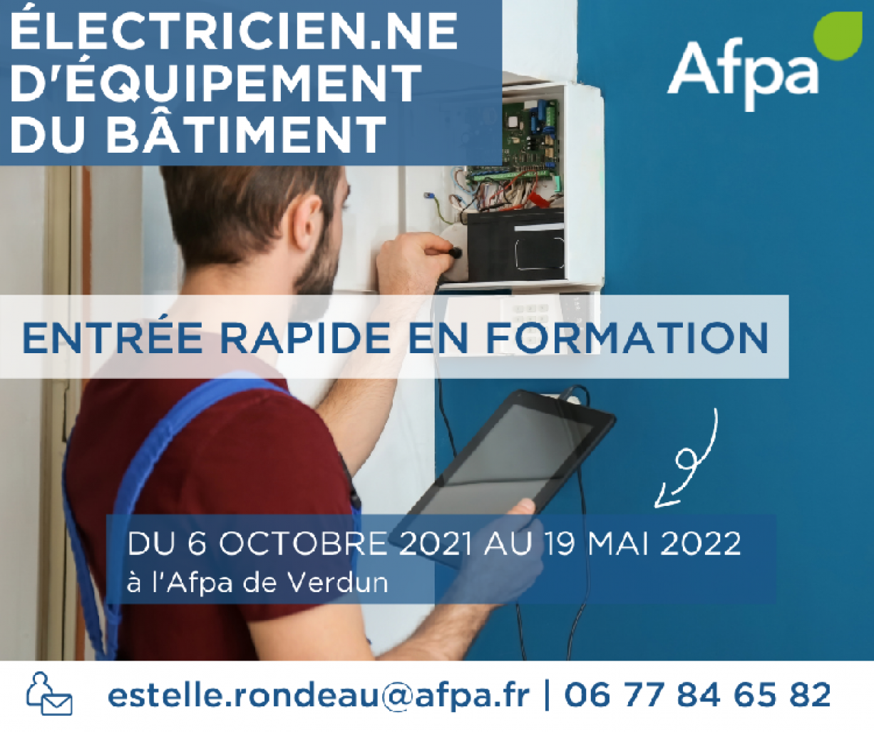 L’Afpa de Verdun propose une formation professionnelle en électricité d’équipement du bâtiment