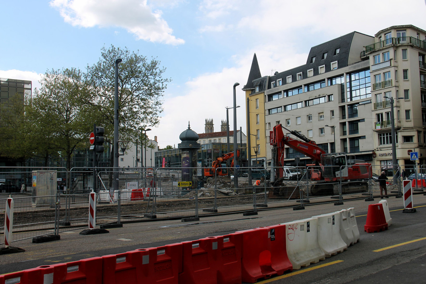 Trolley de Nancy : gros travaux sur le secteur gare