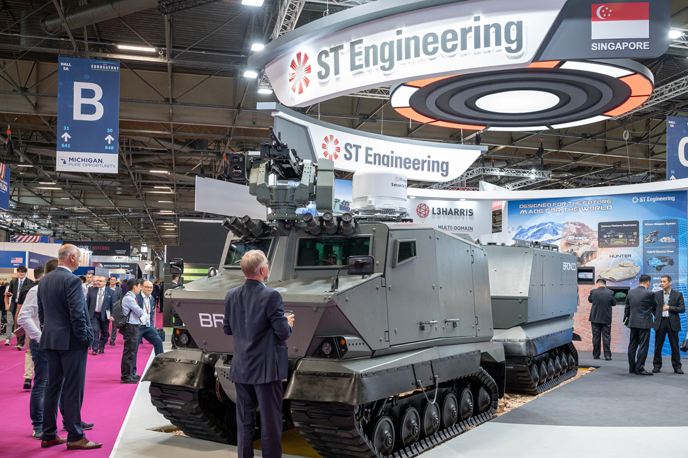 © EUROSATORY. Une cinquantaine d’entreprises du Grand Est, dont une quinzaine de Lorrains, participent au salon Eurosatory du 17 au 21 juin à Paris. 