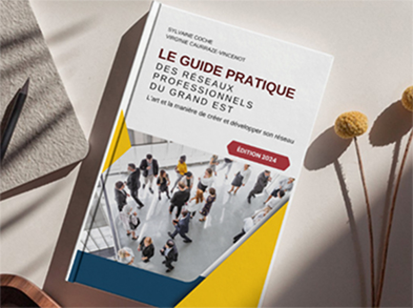 «Le Guide pratique des réseaux professionnels du Grand Est» est le fruit de l’expérience de deux entrepreneuses lorraines :  Sylvaine Coche, pilote de l’agence de communication Écrits Parfaits et Virginie Caurraze-Vincenot de l’agence de communication digitale Click and Like.