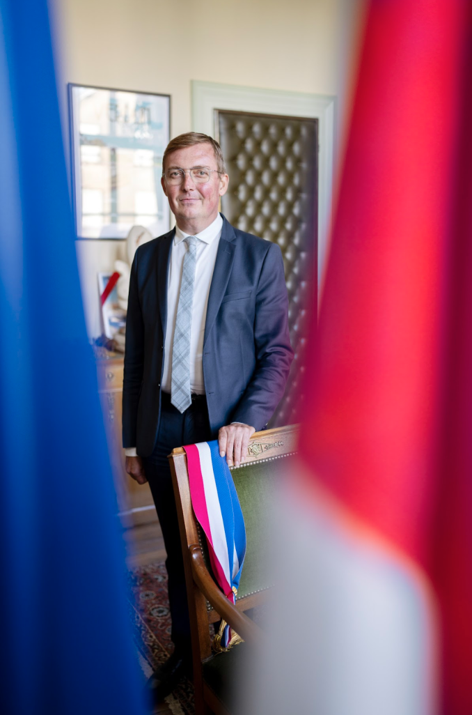 Samuel Hazard est le maire de Verdun depuis dix ans. © Guillaume Ramon