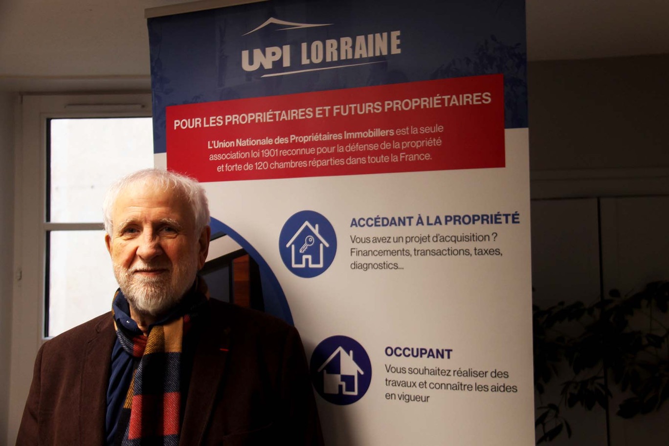 © Jean-Marie Bellochio vient de prendre la présidence de l’UNPI Lorraine. 