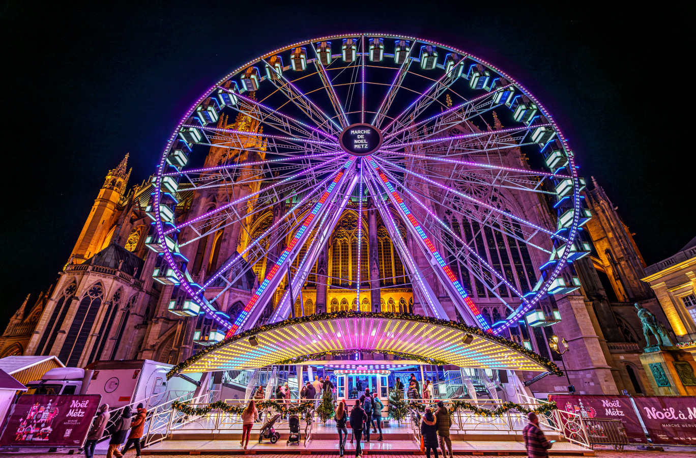 ©Inspire Metz. Grande roue place d’Armes J.F. Blondel.