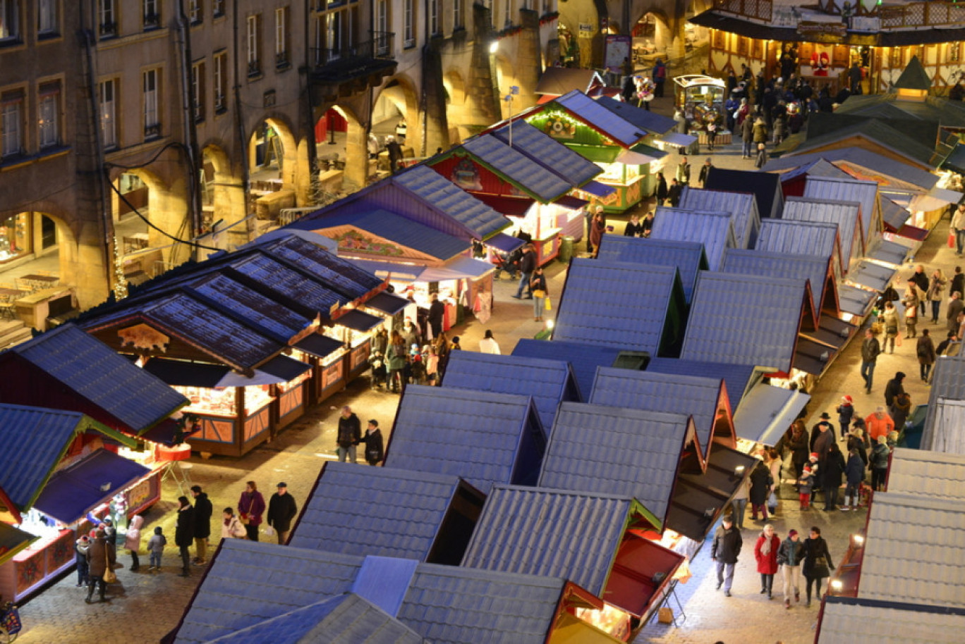 Le marché de Noël de Metz, élu 3e plus beau marché de Noël d’Europe, et 1er marché Noël d’Europe dans la catégorie «famille». © Agence Inspire Metz