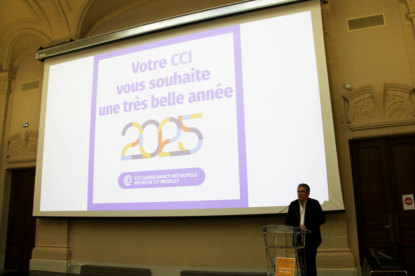 «Il nous faut redévelopper notre économie sur notre territoire en forçant le destin national et international», a assuré François Pélissier, le président de la CCI Grand Nancy Métropole Meurthe-et-Moselle à l’occasion des vœux aux acteurs économiques le 17 janvier.