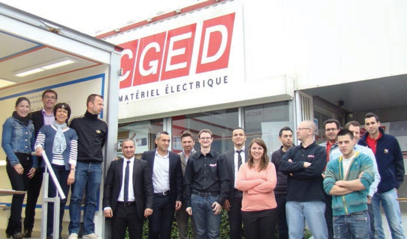 L’équipe de la société CGED, distributeur de matériel électrique basée à Houdemont, accompagne et encourage ses clients dans la transition énergétique.