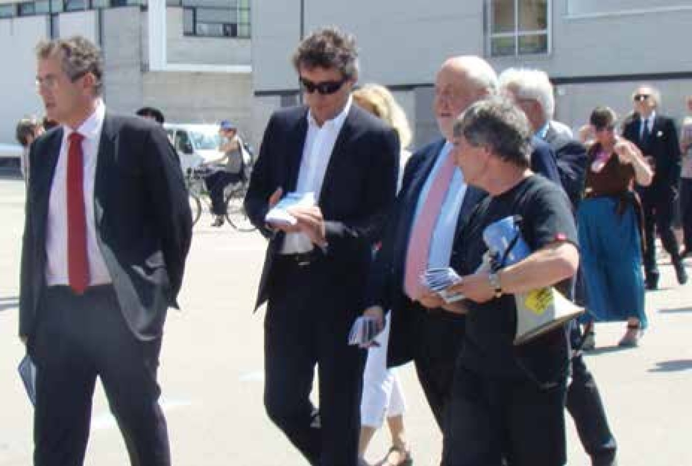 Pierre Mutzenhardt, président de l’Université de Lorraine, François Pelissier, président de la CCIT 54, et André Rossinot, président du Grand Nancy ont inauguré le Technopôle Renaissance le 8 juin dernier sur le site des anciens abattoirs.