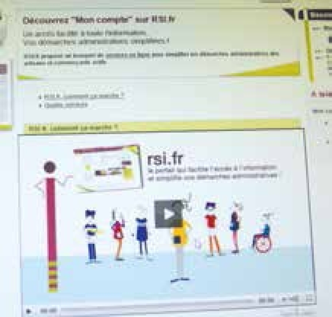 En quelques clics, il est possible d’obtenir bon nombre d’informations sur le portail du RSI.