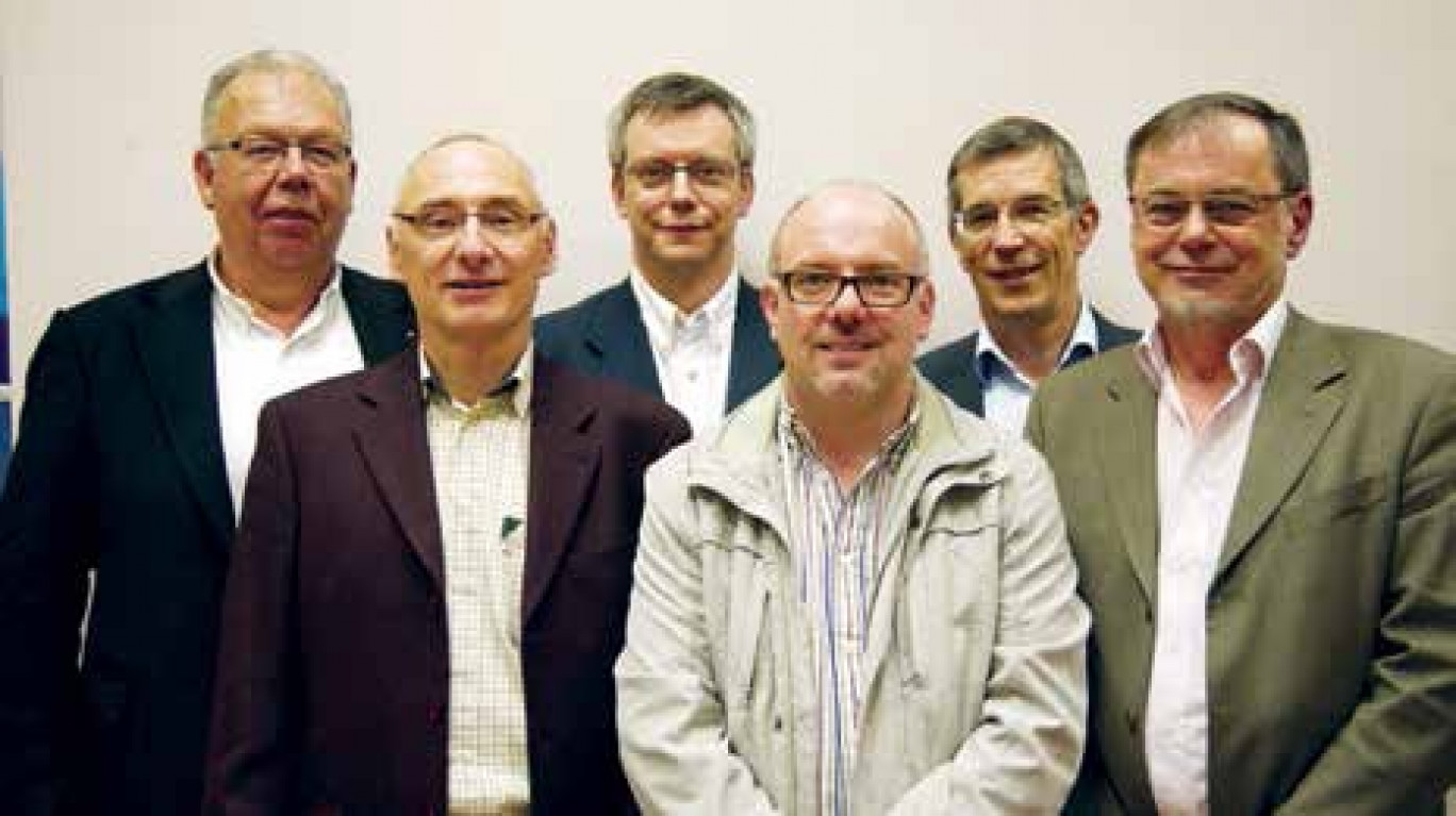 De gauche à droite : Bernard Noviant, Jean-Paul Boyer, Frédéric Jacquot, Stéphane Balandier, Jacques Florence et Michel Pilon.