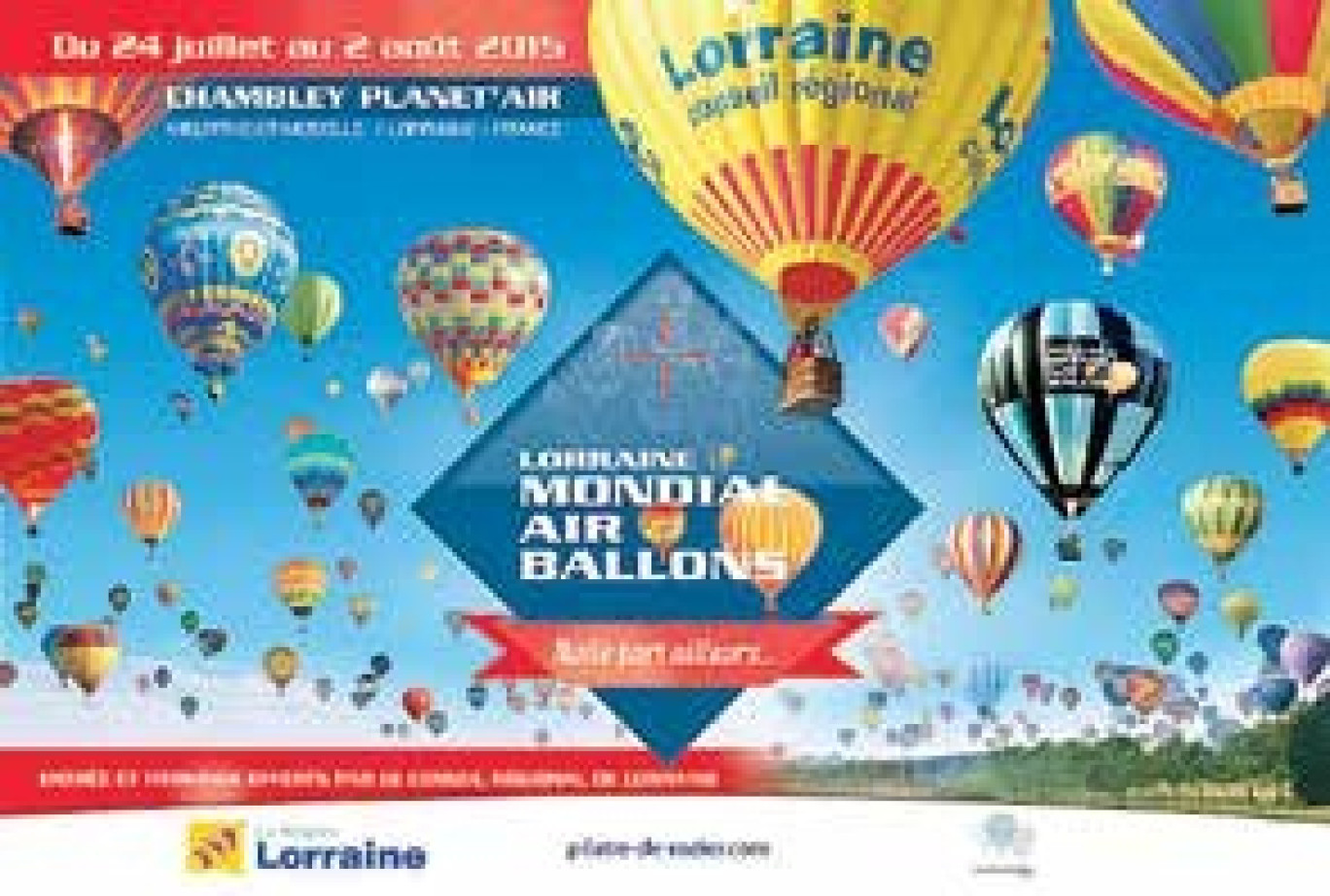 La 14e édition du Lorraine Mondial Air Ballon 2015 aura lieu du 24 juillet au 2 août. 