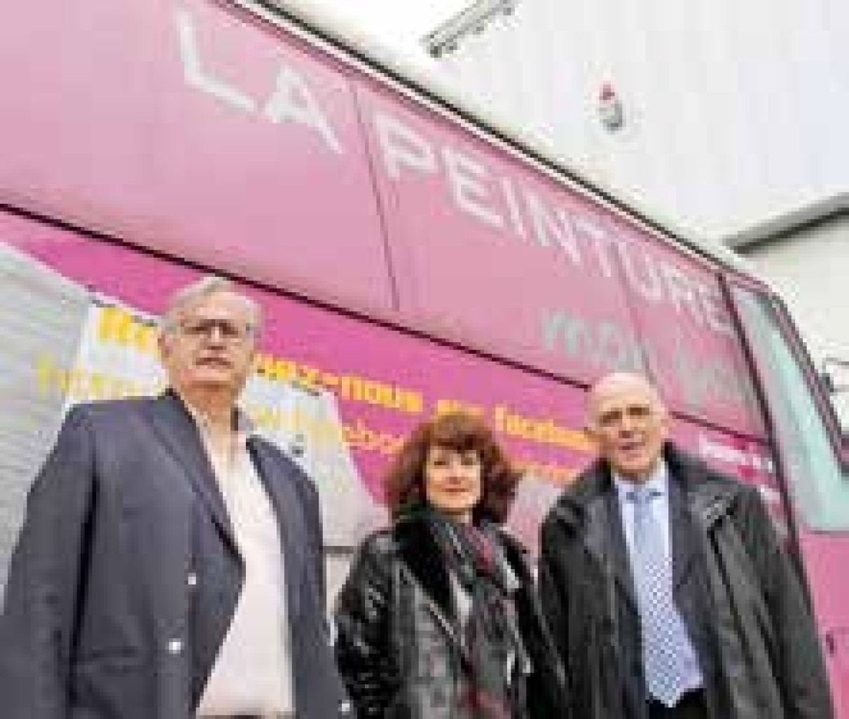 Philippe Bertolani, Rachel Pellé et Henri Jardin de l’association Actions 3PF.