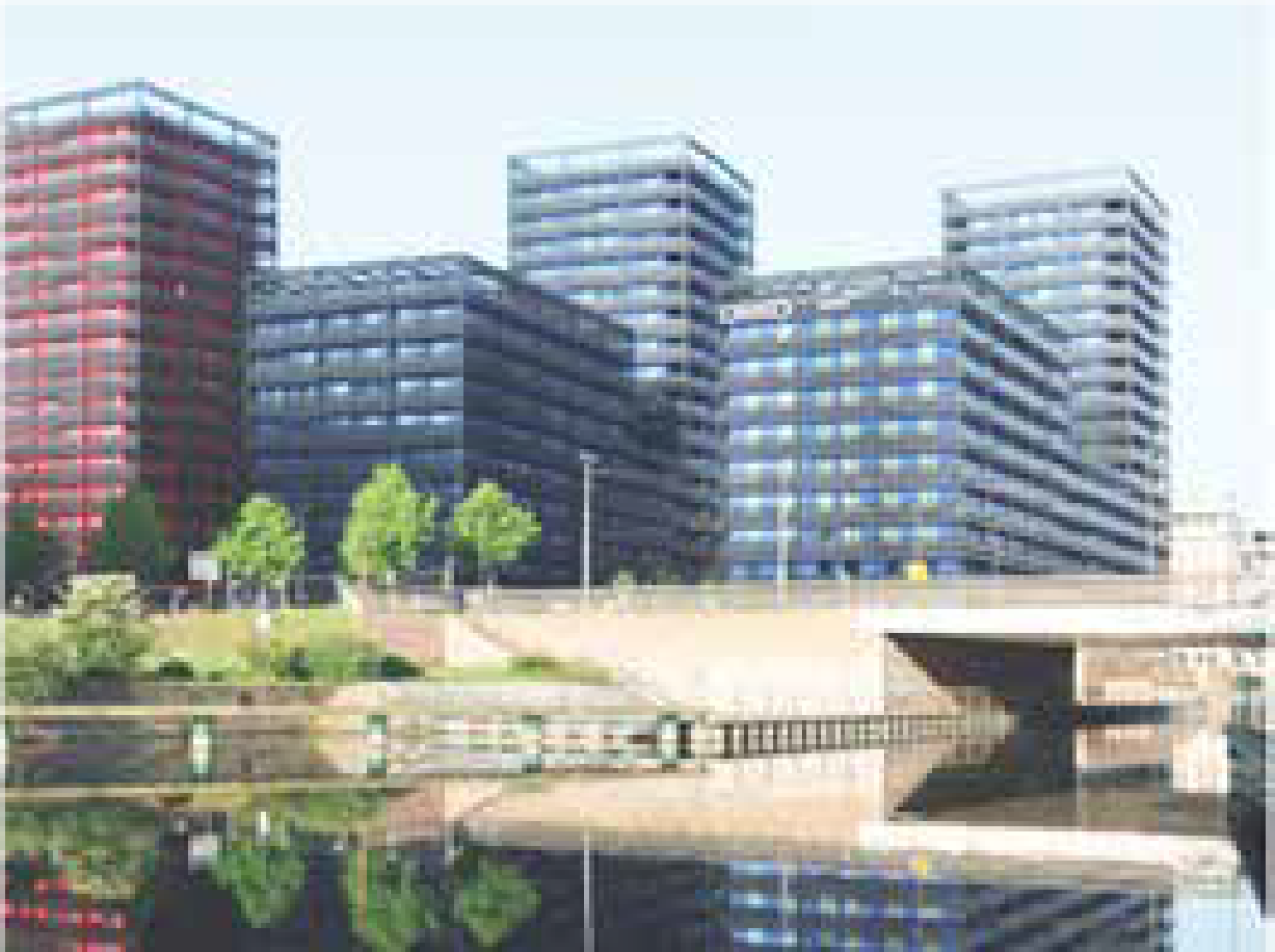 Les 3 tours Black Swans à Strasbourg.