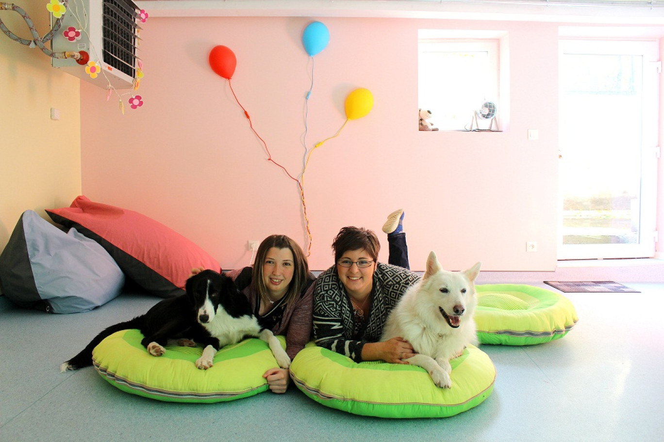 Cindy et Christelle et leurs «toutous» préférés !