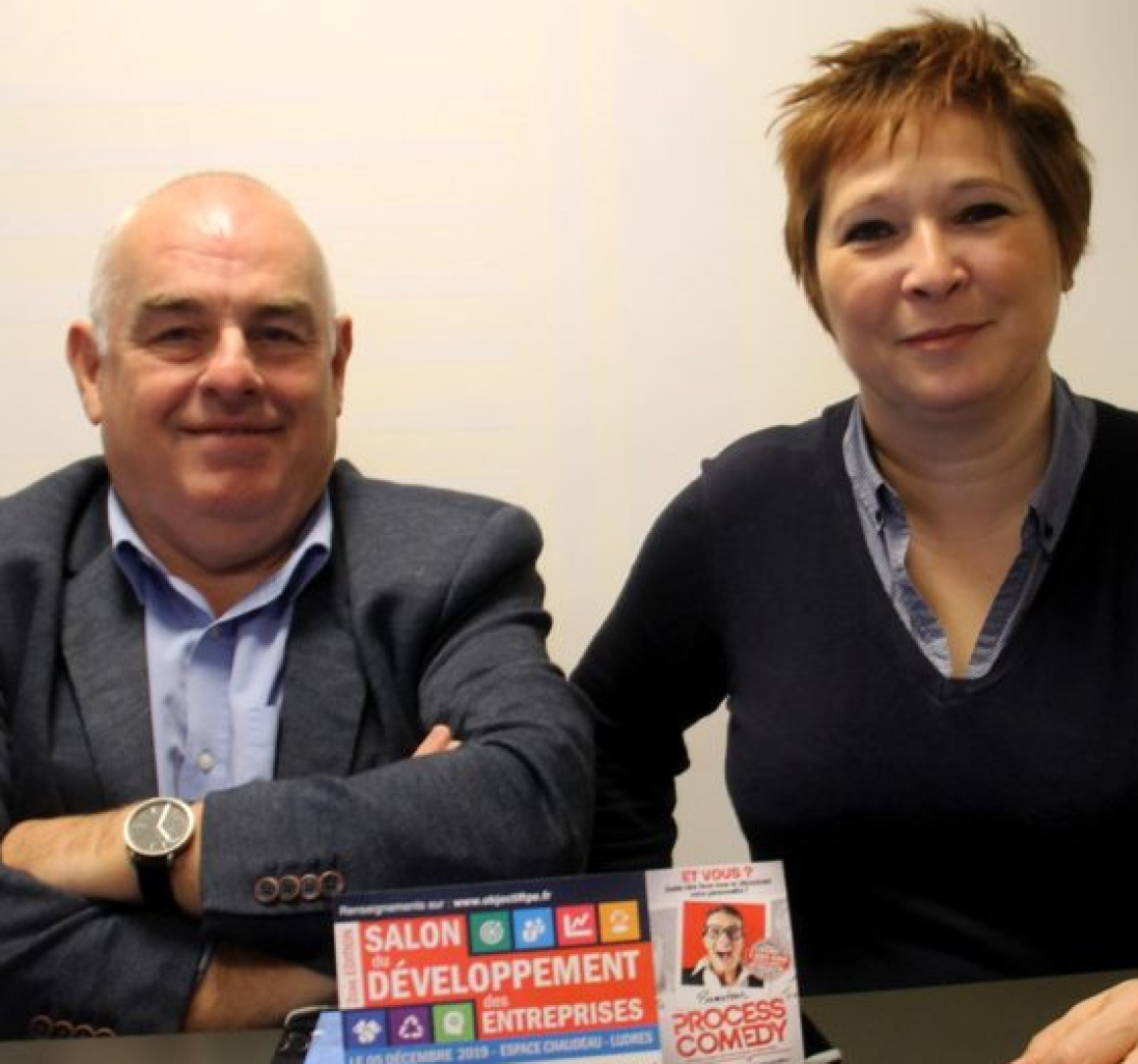 Richard Goldkranz, le président du Club TPE Lorraine et Estelle Rousselet, président du CJD Nancy, unissent leurs réseaux pour organiser le salon du développement des entreprises le 5 décembre à Ludres. 