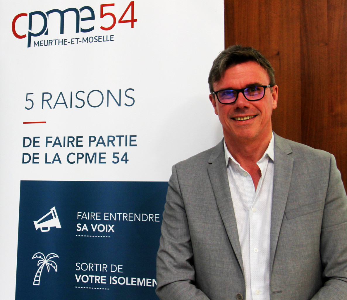 Depuis le 11 février, Franck Bersauter est le nouveau président de la CPME 54.